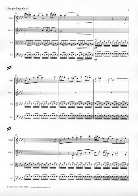 Stephen Powell: String Quartet - II. Elegy
