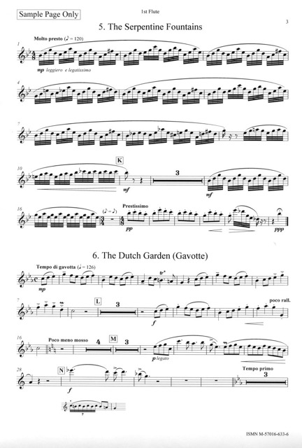 Neil Gardner: Kensington Gardens - Flute 1 Part